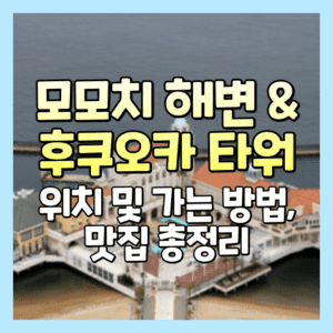 모모치해변후쿠오카타워위치및가는방법맛집총정리
